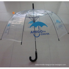Plastic Fabric EVA J Handle Straight Pole Umbrella (YS-S001A)